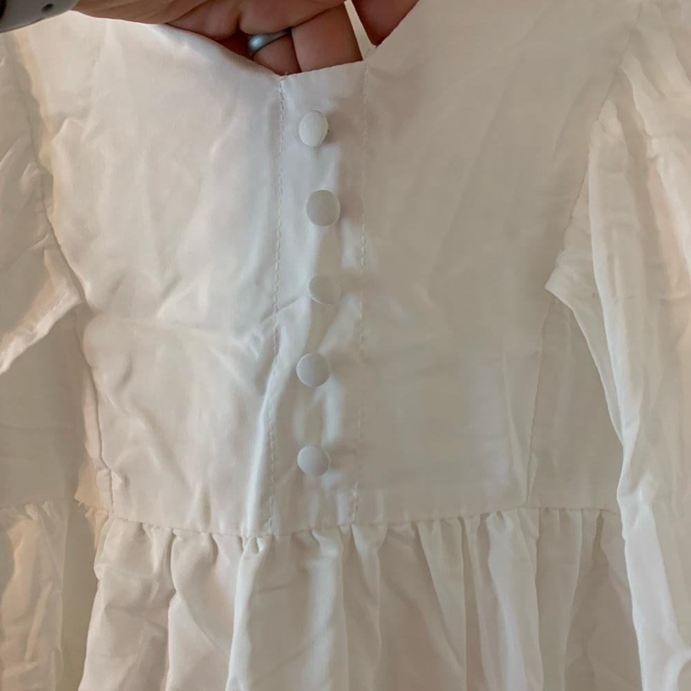 White lantern dress